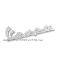 Emblême Vespa ancien modèle aluminium